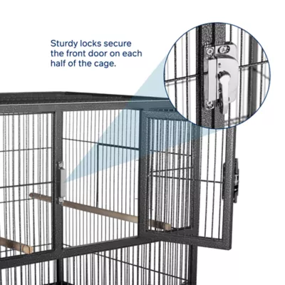 Prevue Pet Products Hampton Deluxe Breeder Bird Cage System - Image 3