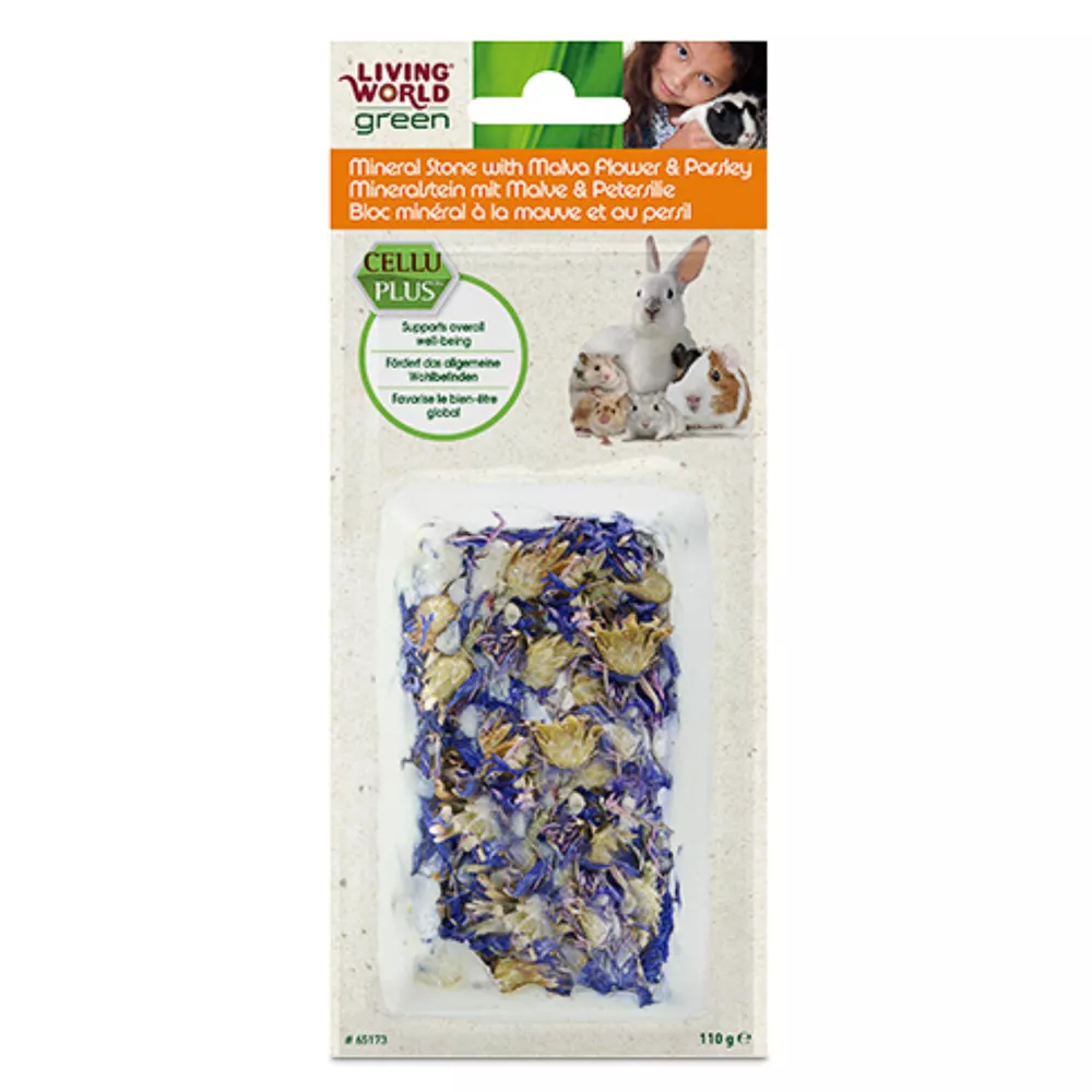 Living World® Green Small Pet Mineral Stone