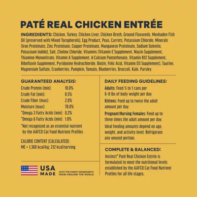 Instinct® All Life Stage Wet Cat Food - Grain Free, Pate, 5.5 oz - Image 8