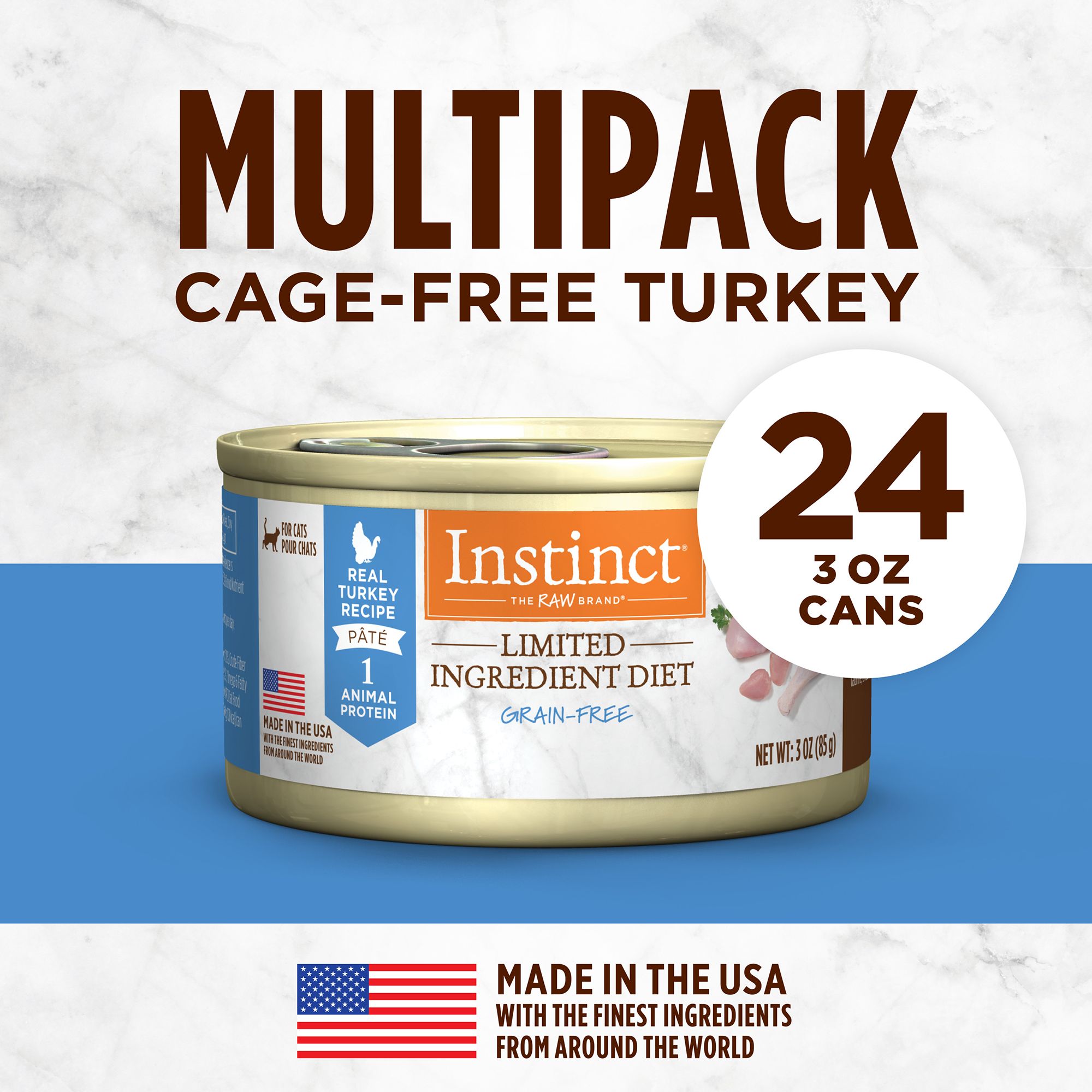 Instinct Limited Ingredient Diet Cat Food Grain Free Turkey