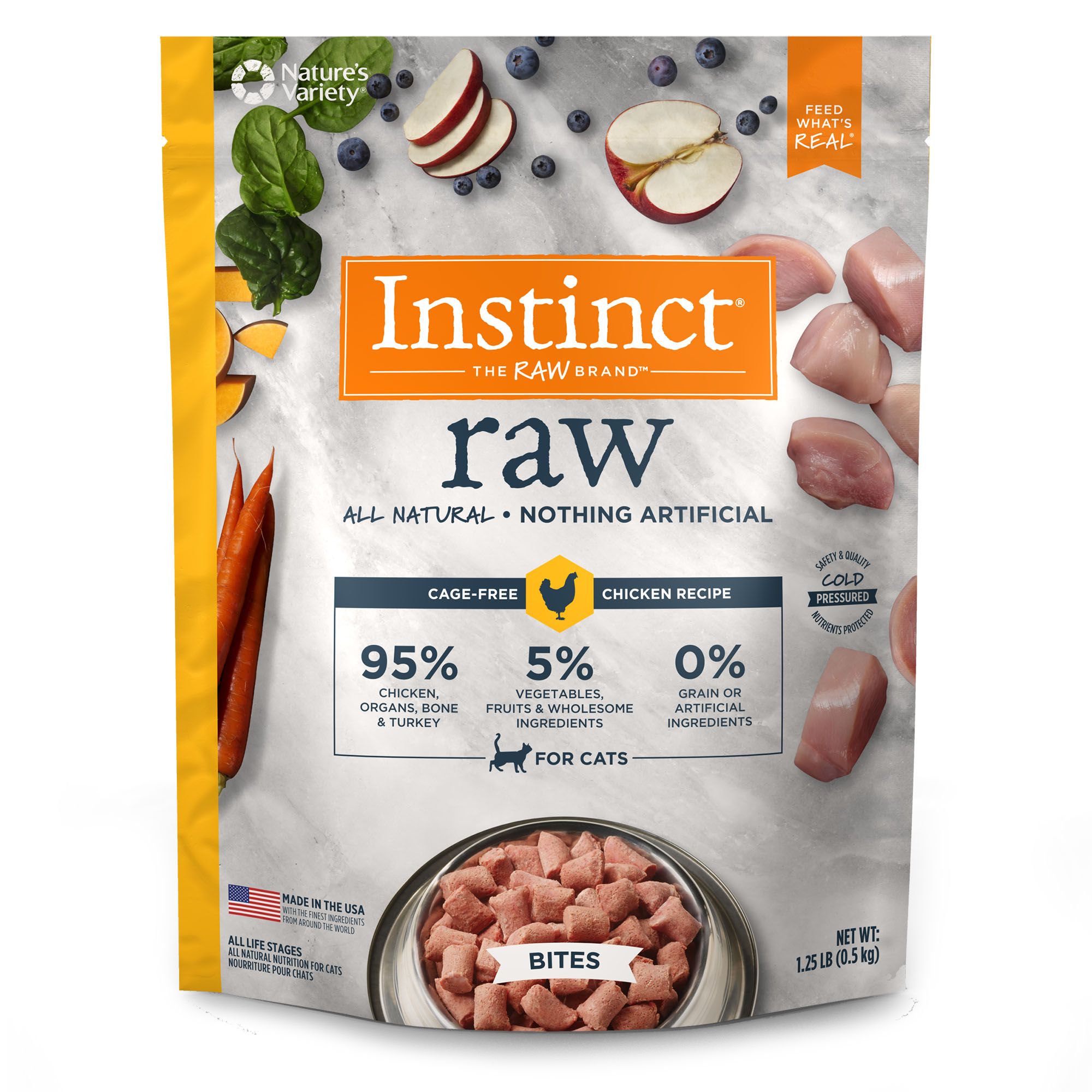 Nature's Variety® Instinct® Raw Bites Cat Food - Natural ...