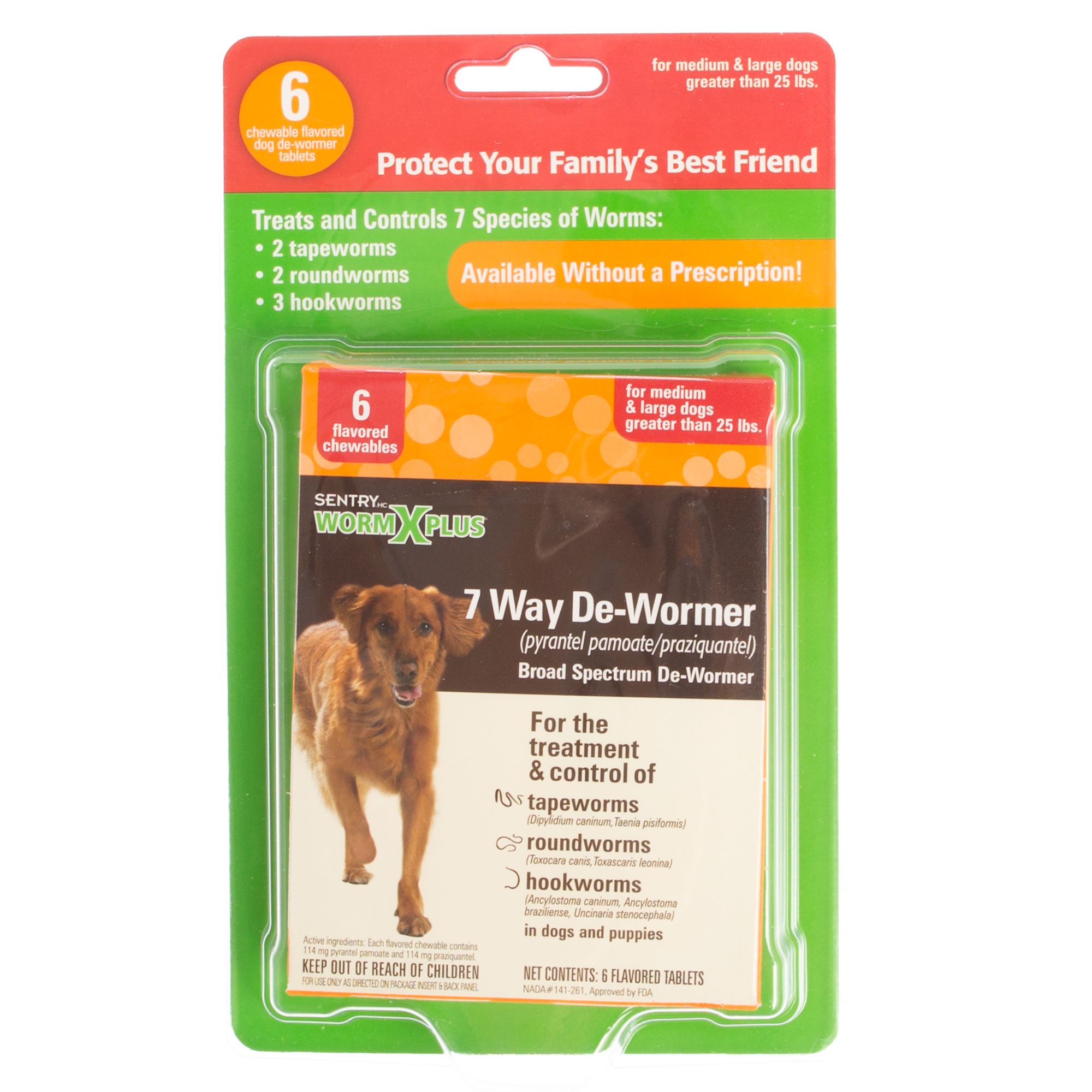 Broad Spectrum De-Wormer for Dogs 