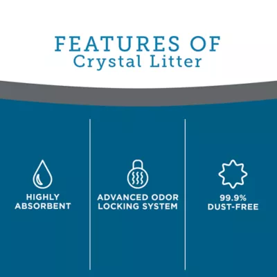 Product ExquisiCat Litter Micro Crystals Multi-Cat Silica Cat Litter - Unscented, Low Dust