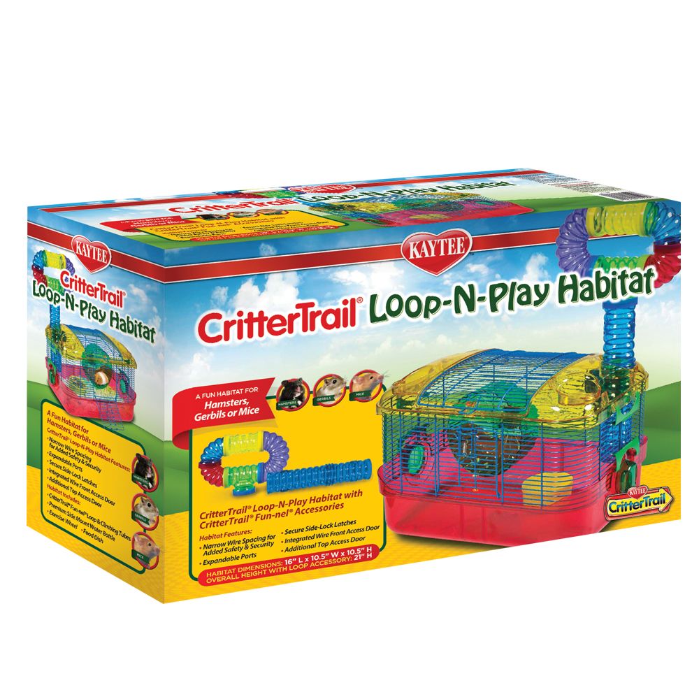 Kaytee CritterTrail Small Animal Habitat Starter Kit 16/" L X 10.5/" W