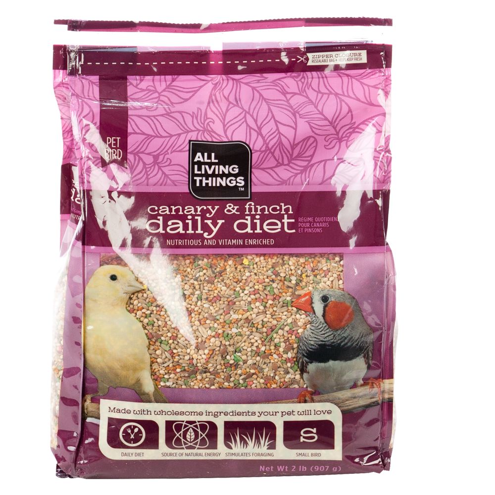 All Living Things® Canary & Finch Daily Diet bird Pet Bird Food