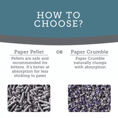 Product ExquisiCat Litter Multi-Cat Paper Pellet Cat Litter - Unscented, Low Dust, Low Tracking, Natural