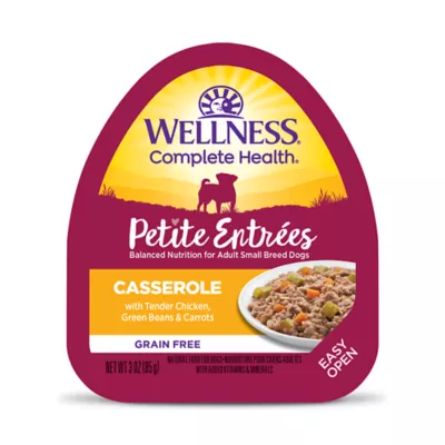Wellness Petite Entrees Casserole Grain Free Natural Tender Chicken Recipe Wet Dog Food
