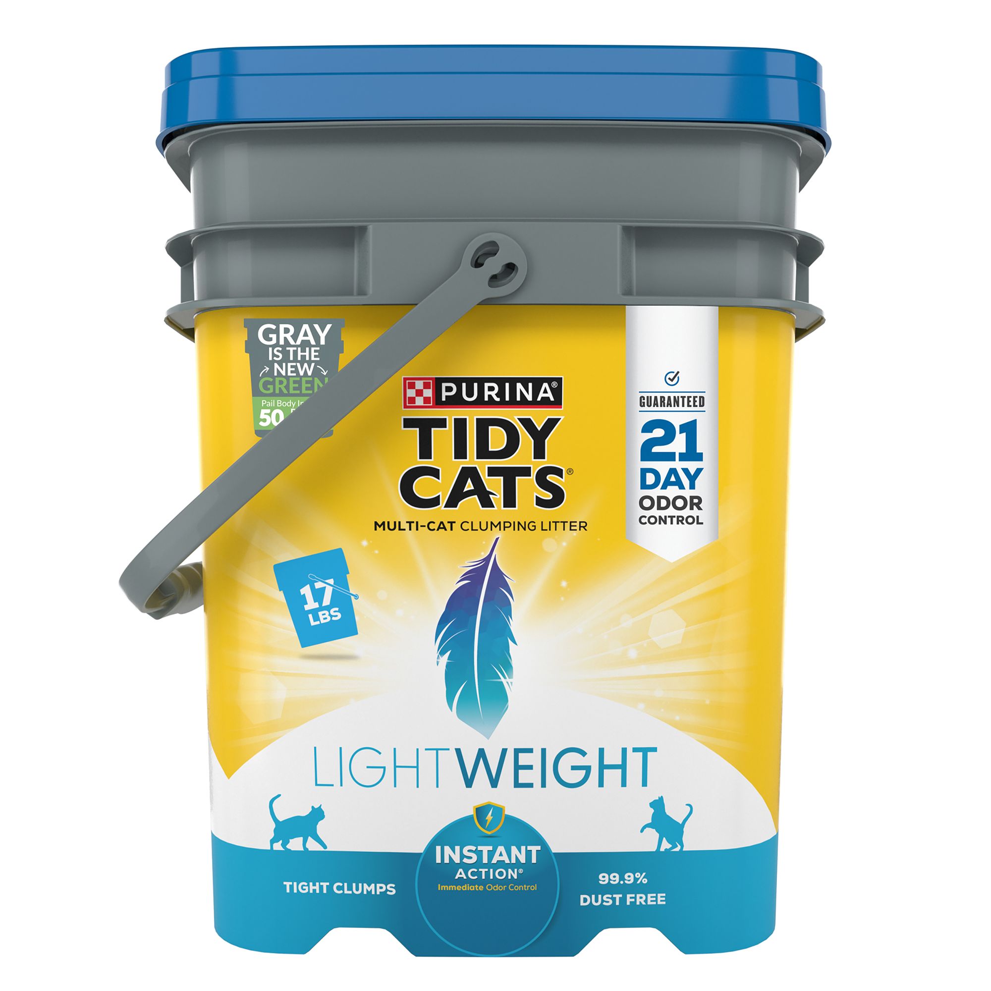 Purina Tidy Cats Instant Action Clumping Multi Cat Clay Cat Litter Lightweight Low Dust