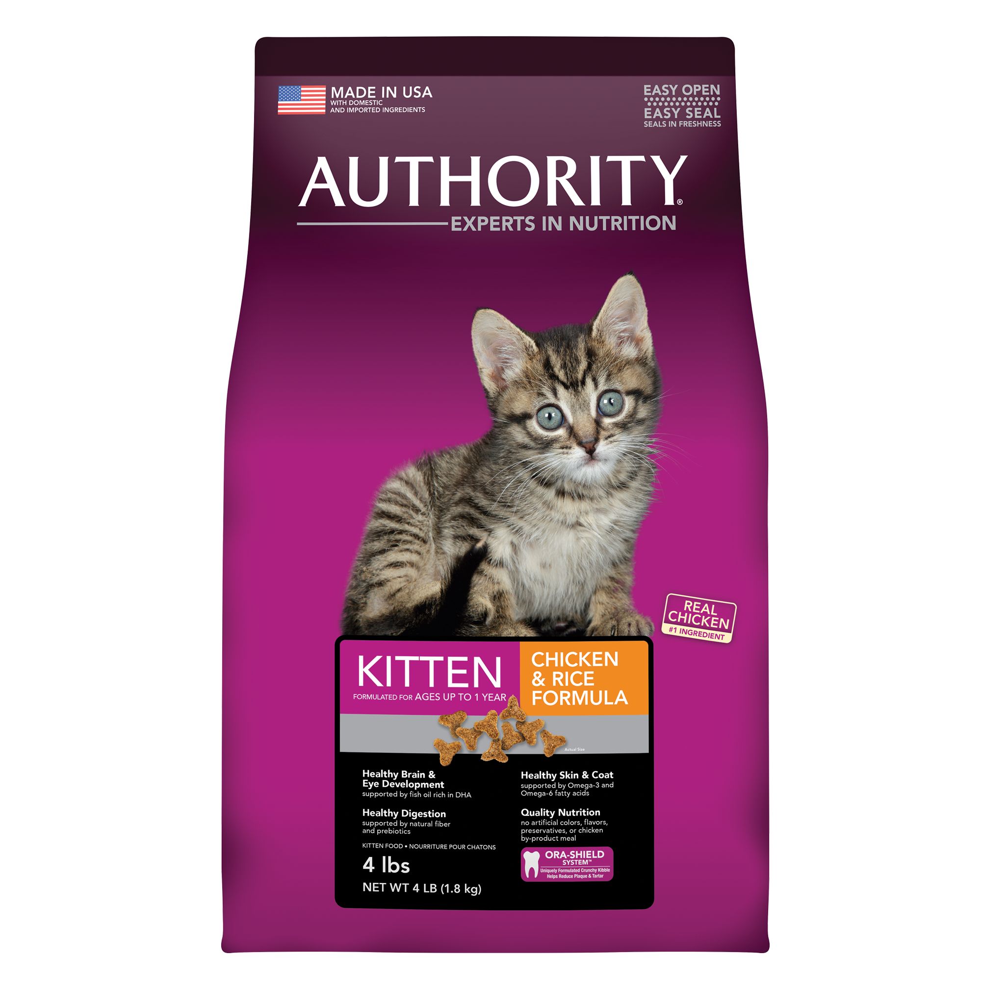 Authority® Kitten Food cat Dry Food PetSmart