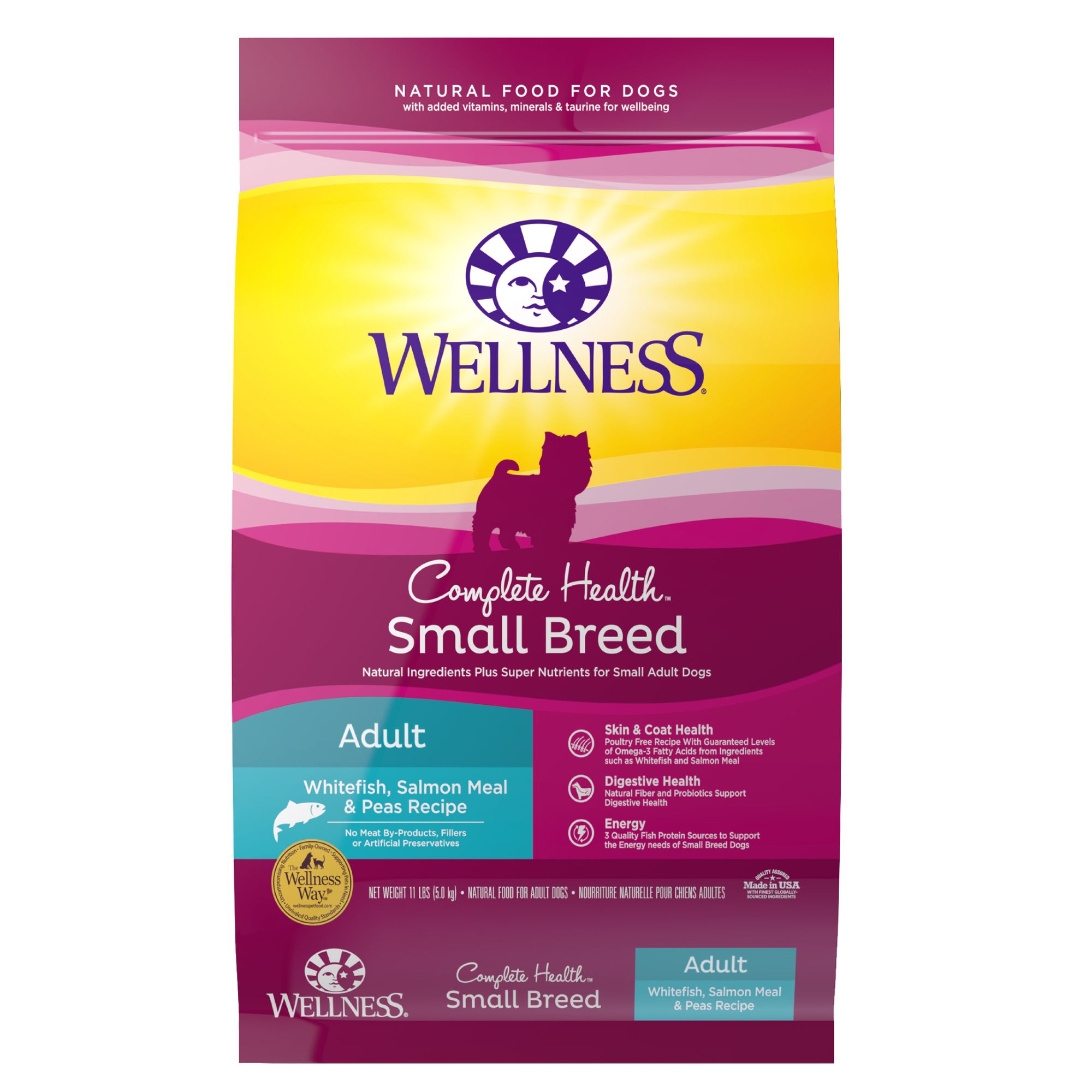 Wellness® Complete Health Small Breed Adult Dog Food - Natural ...