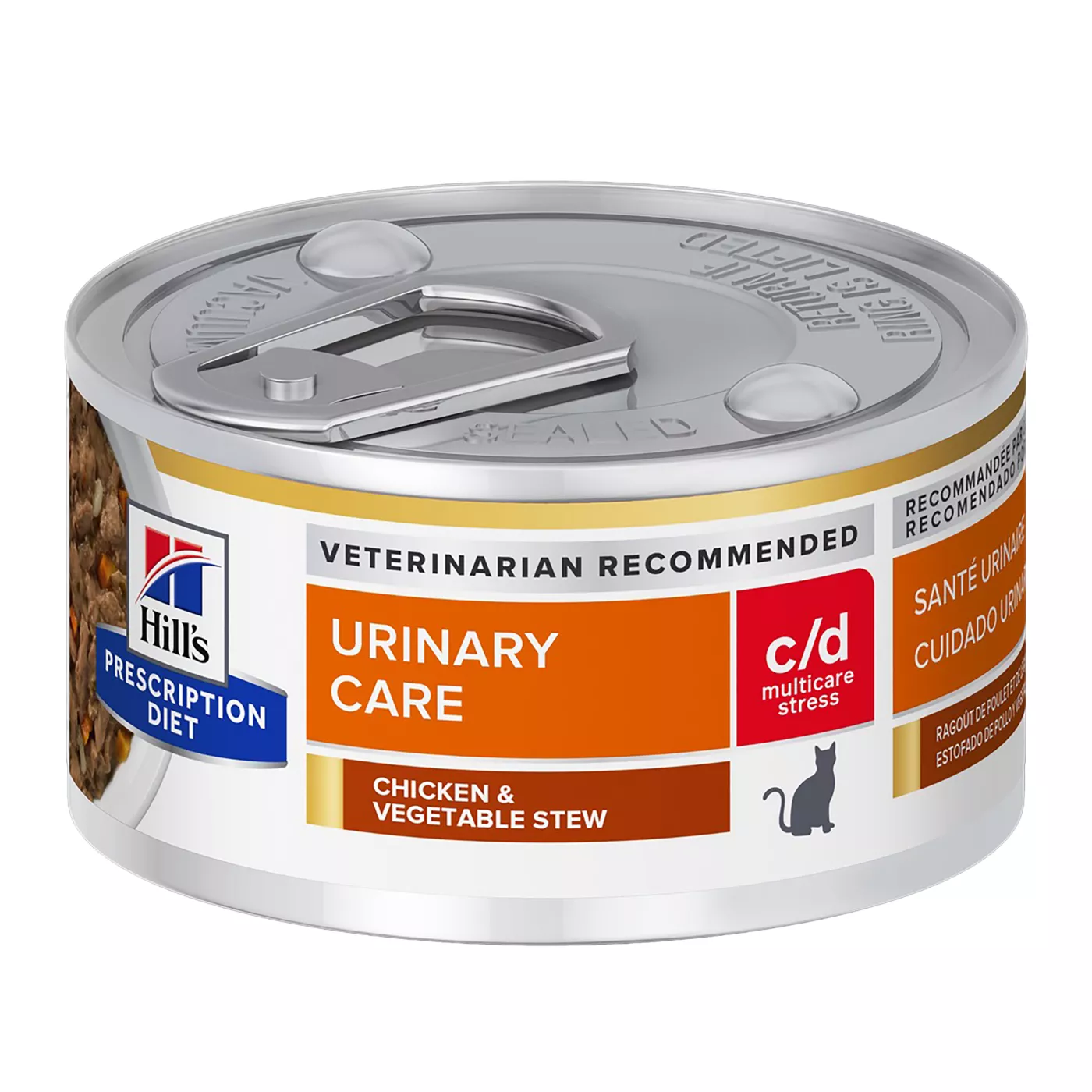 Product Hill's® Prescription Diet® c/d Multicare Urinary Care Stress Cat Food - Chicken & Vegetable Stew