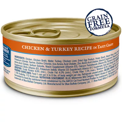 Product Blue Buffalo Wilderness All Life Stages Wet Cat Food - Natural, 5.5 Oz.