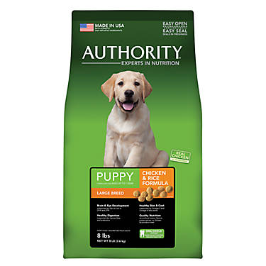 Authority® Large Breed Puppy Food - Chicken & Rice | dog ...