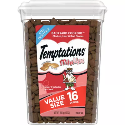 Product Temptations™ Mixups Adult Cat Treats - Soft & Crunchy, Backyard Cookout