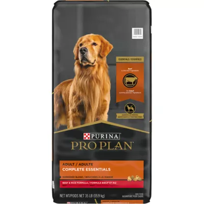 Product Purina Pro Plan Complete Essentials Shredded Blend Beef & Rice Formula, Dry Dog Food