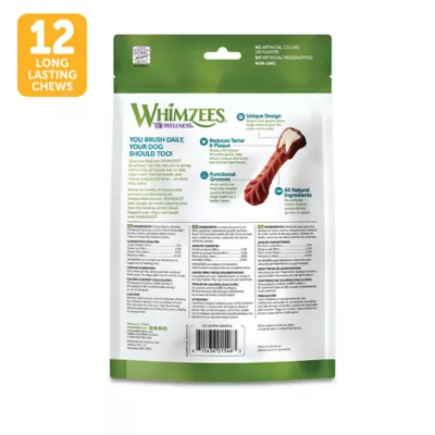 Product WHIMZEES Brushzees Medium Dental Dog Treat - Natural, Grain Free