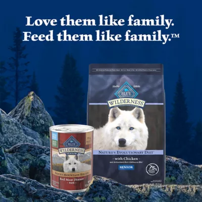Blue Buffalo® Wilderness™ Rocky Mountain Recipe Senior Wet Dog Food - Red Meat Dinner, 12.5 oz - Image 9
