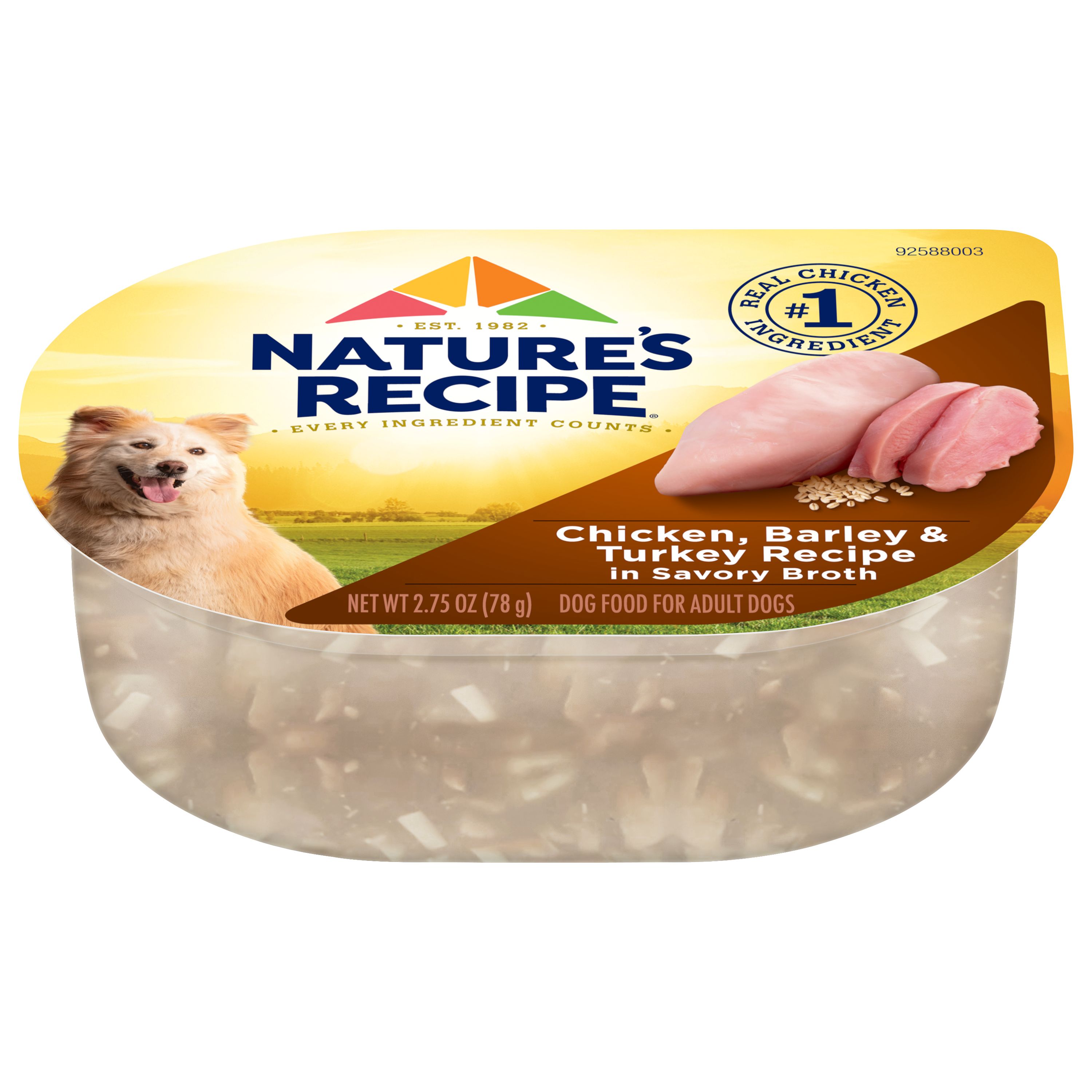 Natures Recipe Dog Food Chicken Turkey Recipe in Broth 2.75 oz