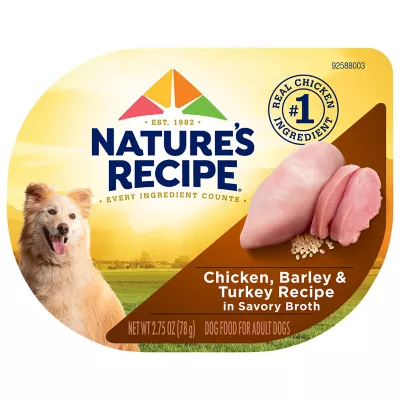 Natures Recipe Dog Food Chicken Turkey Recipe in Broth 2.75 oz