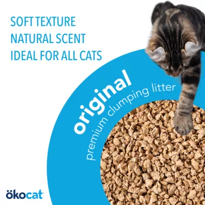 Product Okocat® Original Clumping Wood Cat Litter - Low Dust, Natural