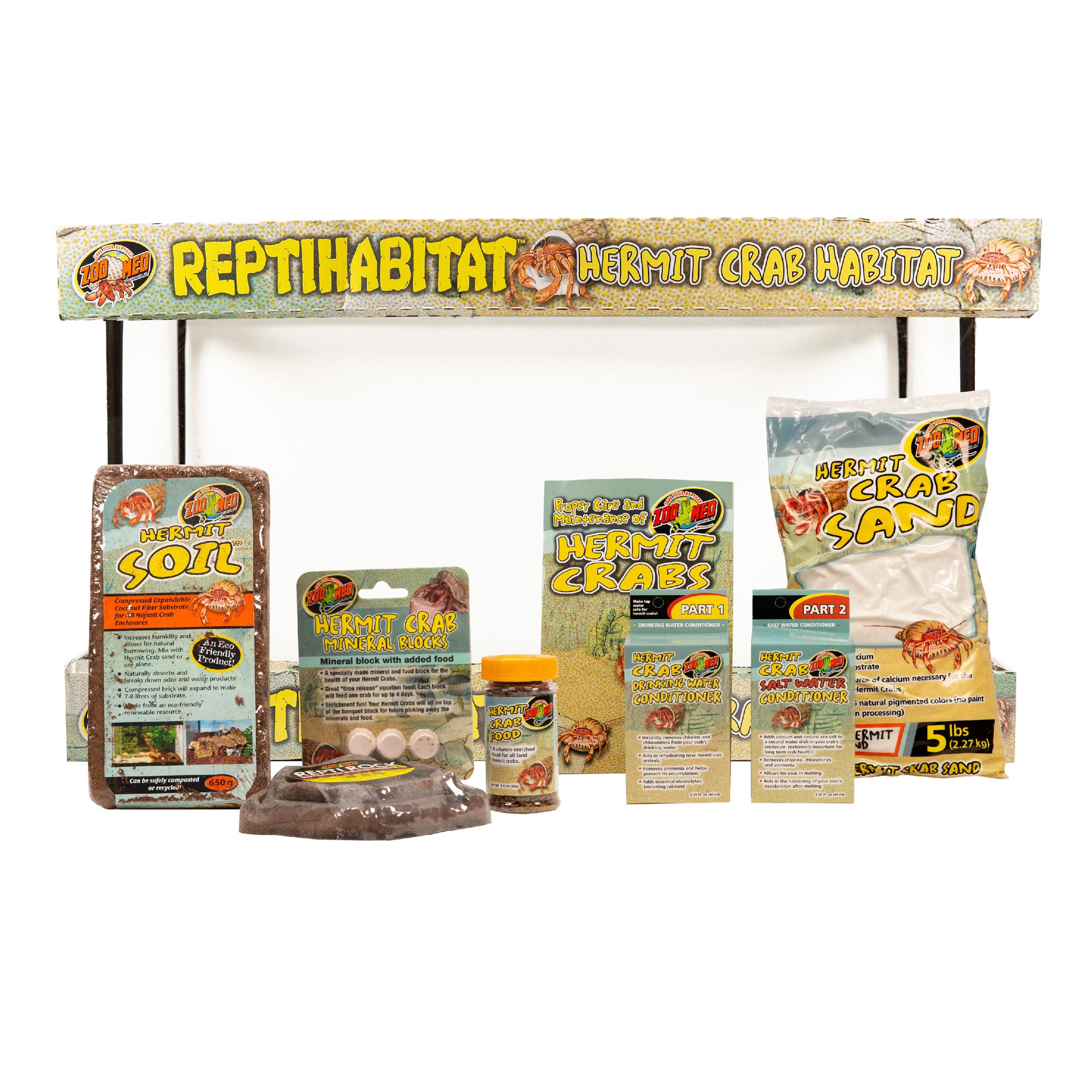 reptihabitat hermit crab kit