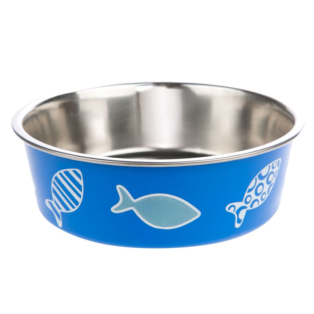 Whisker City® Bella Fish Cat Bowl cat Food & Water Bowls PetSmart