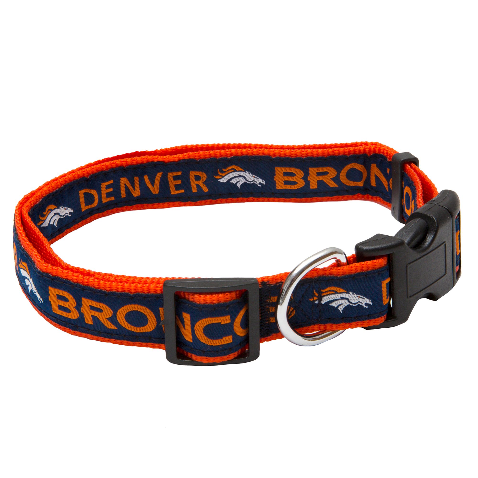 Denver Broncos Dog Collar | Pets First Large