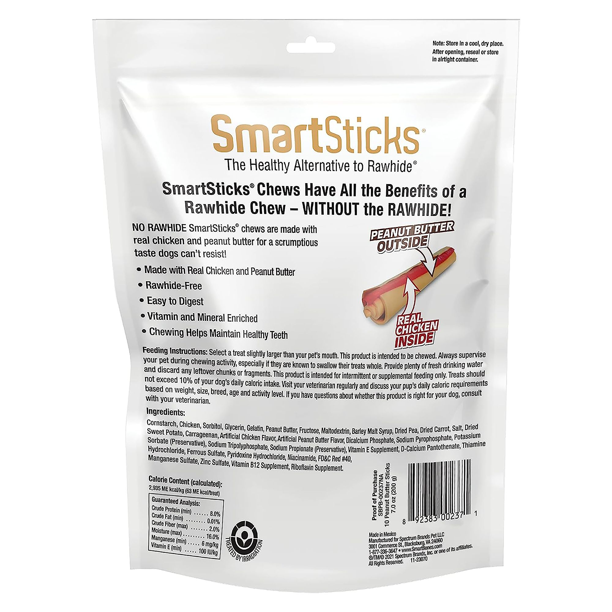 smart sticks peanut butter