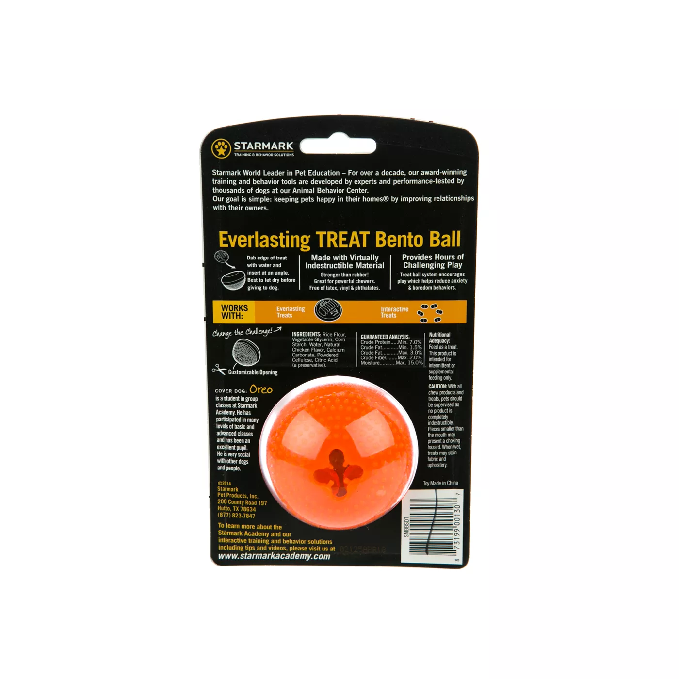 Product Starmark® Everlasting Treat Bento Ball Dog Toy - Chicken Flavor