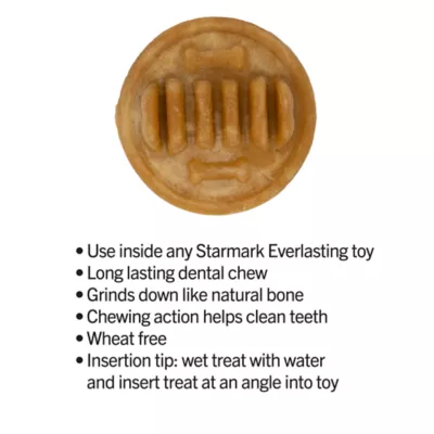 Product Starmark® Everlasting Treats Dog Toy Treat Insert - Bacon Flavor