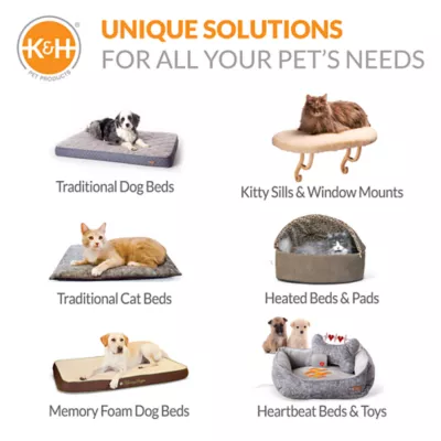 Product K&H Self Warming Lounge Sleeper Dog Bed