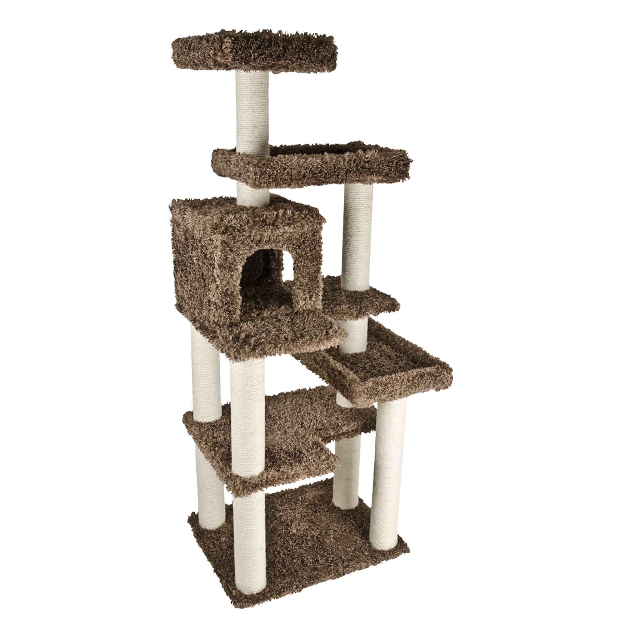 whisker city® deluxe playground cat tree | cat furniture & towers