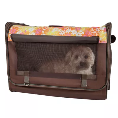 Pet Life Floral Lightweight Tent Crate - Image 3