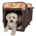 Pet Life Floral Lightweight Tent Crate image thumbnail 4