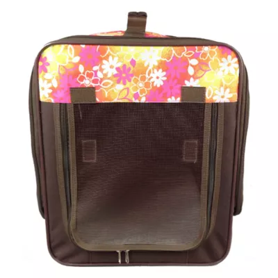 Pet Life Floral Lightweight Tent Crate - Image 5