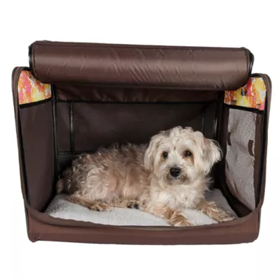 Product Pet Life Floral Lightweight Tent Crate