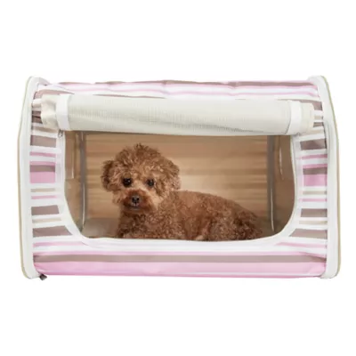 Product Pet Life Striped Lightweight Crate