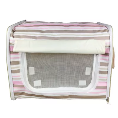 Product Pet Life Striped Lightweight Crate