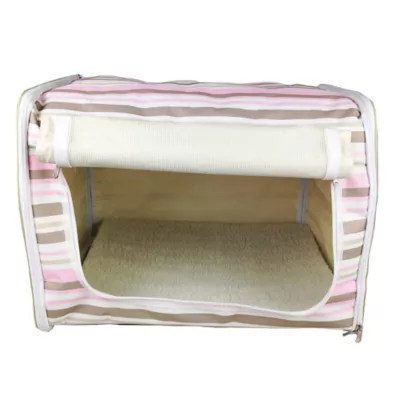 Product Pet Life Striped Lightweight Crate