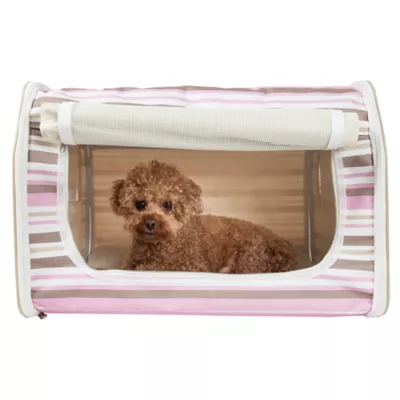 Product Pet Life Striped Lightweight Crate