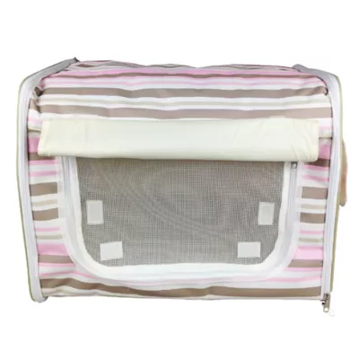 Product Pet Life Striped Lightweight Crate