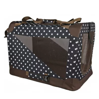 Product Pet Life Polka Dot Vista View Crate