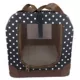 Product Pet Life Polka Dot Vista View Crate