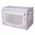 Pet Life Striped Lightweight Dog Crate - Folding Pet Kennel image thumbnail 1
