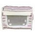 Pet Life Striped Lightweight Dog Crate - Folding Pet Kennel image thumbnail 3