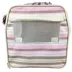 Pet Life Striped Lightweight Dog Crate - Folding Pet Kennel image thumbnail 4
