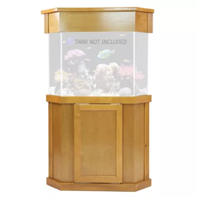Product Advance Aqua Tanks Laguna Pentagon Aquarium Canopy & Stand