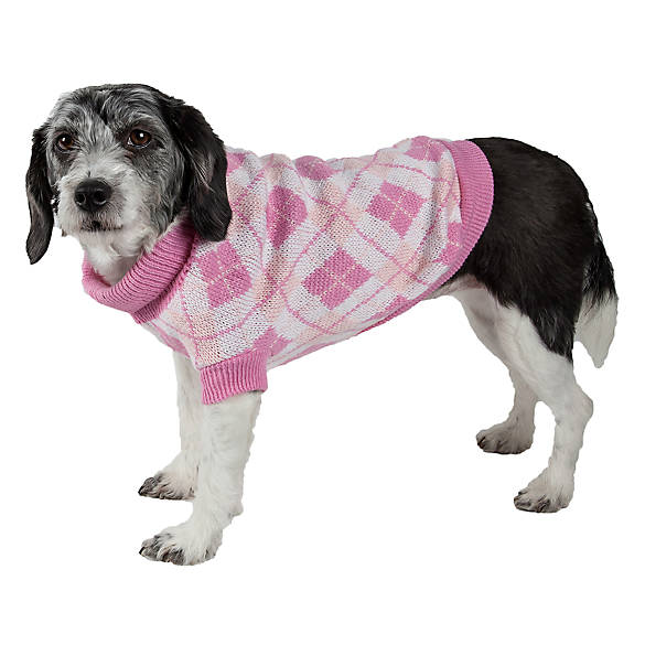 Pet Life Argyle Ribbed Sweater | dog Sweaters & Coats | PetSmart