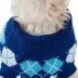 Pet Life Argyle Ribbed Sweater image thumbnail 3