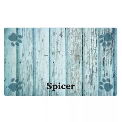 Product Drymate® Distressed Wood & Paw Personalized Placemat